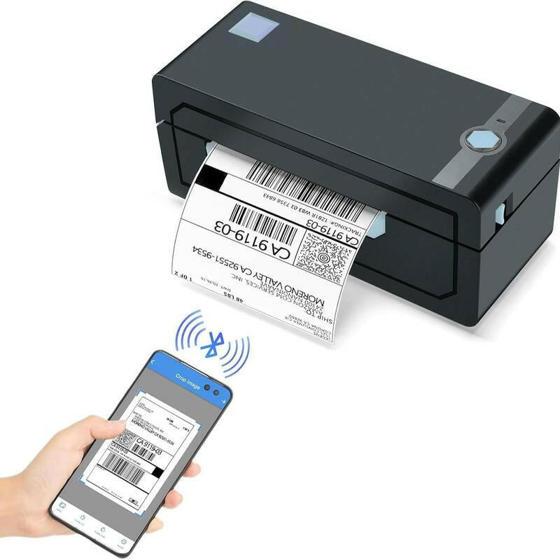 JADENS 268BT Bluetooth Thermal Label Printer, 4X6 Wireless Label Printer for Packages