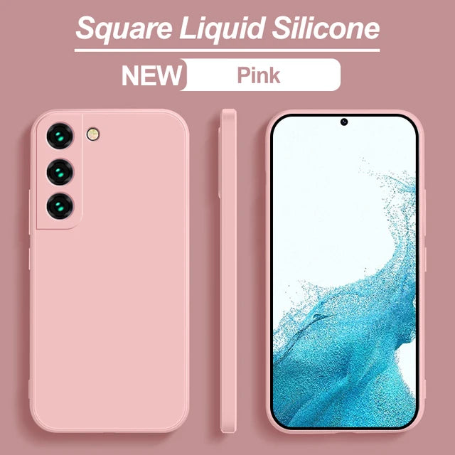 S23 S22 Ultra Plus Case  Liquid Silicone Phone Case For Samsung Galaxy S23 S 23 S22 Ultra Plus S23Plus S23Ultra Soft Cover