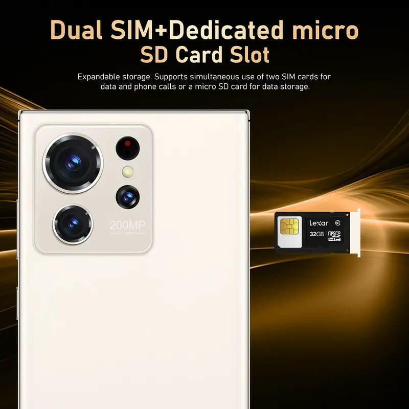 New Unlocked Phone, C25Ultra5G Smartphone with Stylus, Easy to Draw and Write, 16+56MP, 12+512GB, 6800Mah Battery, 6.8 Inch FHD+ Display, HD Camera, Personalized Camera, Convenient for Travel, Gps/Dual Sim, 6 Colors