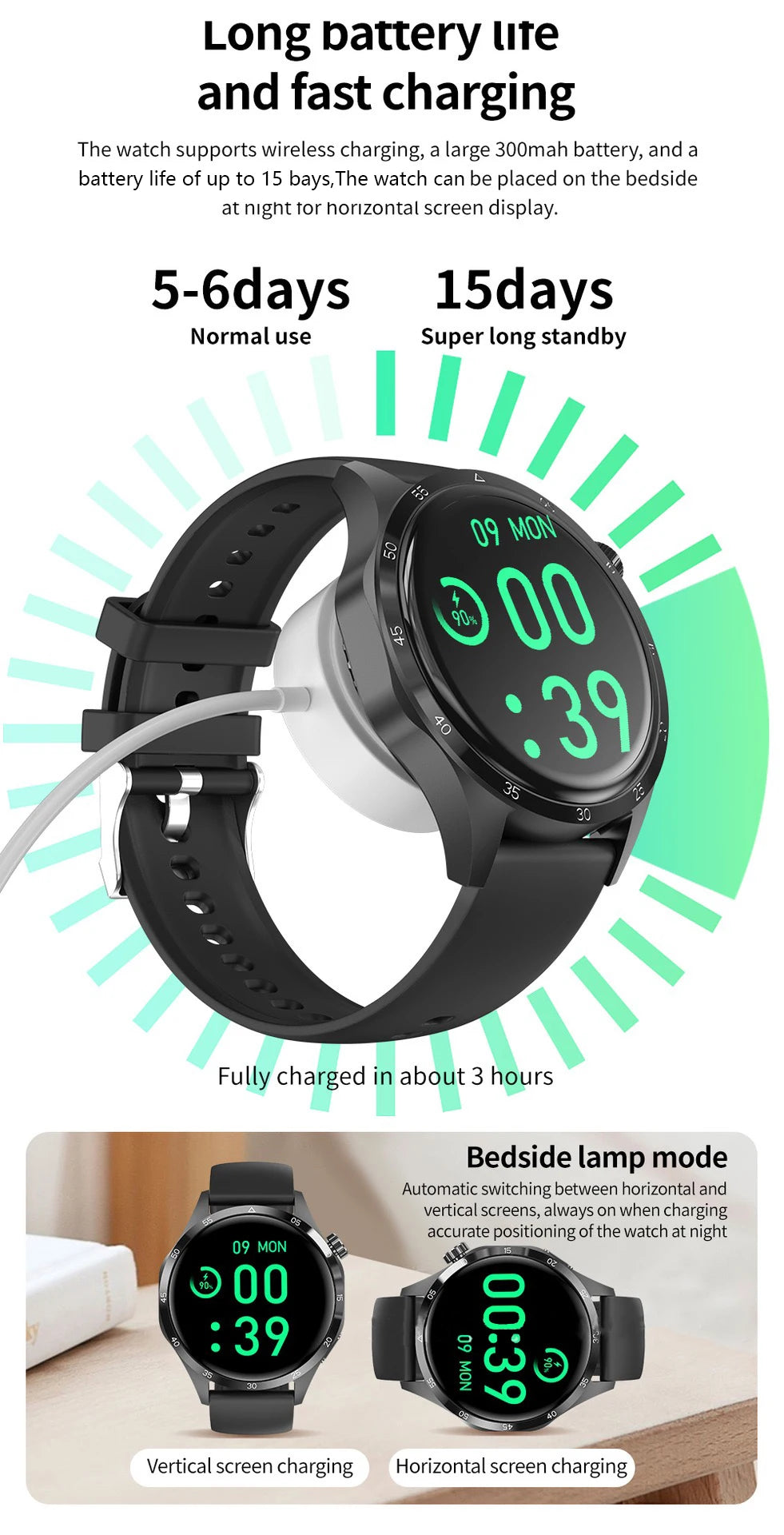 Smart Watch for  Men's and Women