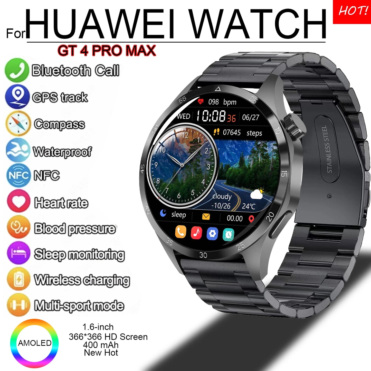 Smart Watch for  Men's and Women