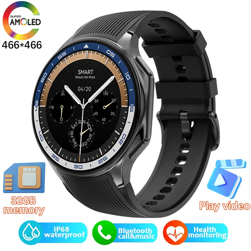 Smartwatch Men and Sports Fitness Waterproof Bracelet