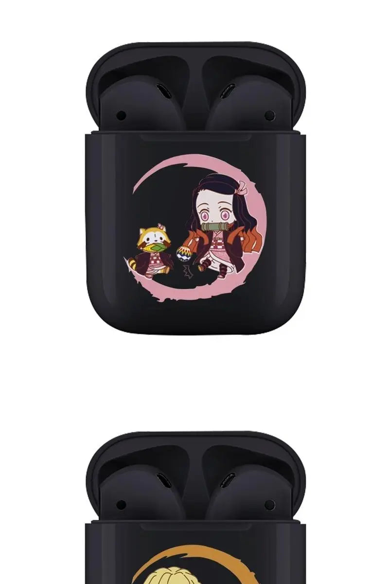 New Ghost Slayer Headphones Two-dimensional Anime Tanjiro Nezuko True Wireless Bluetooth Headphones Sports Headset Wholesale