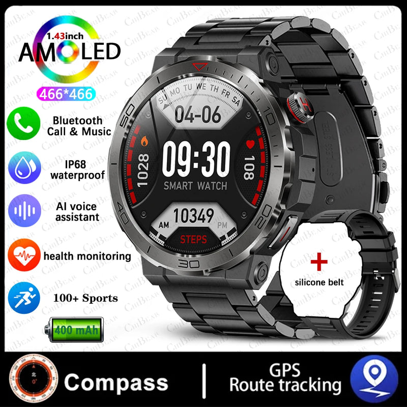 New GPS Outdoor Smartwatch for Men's