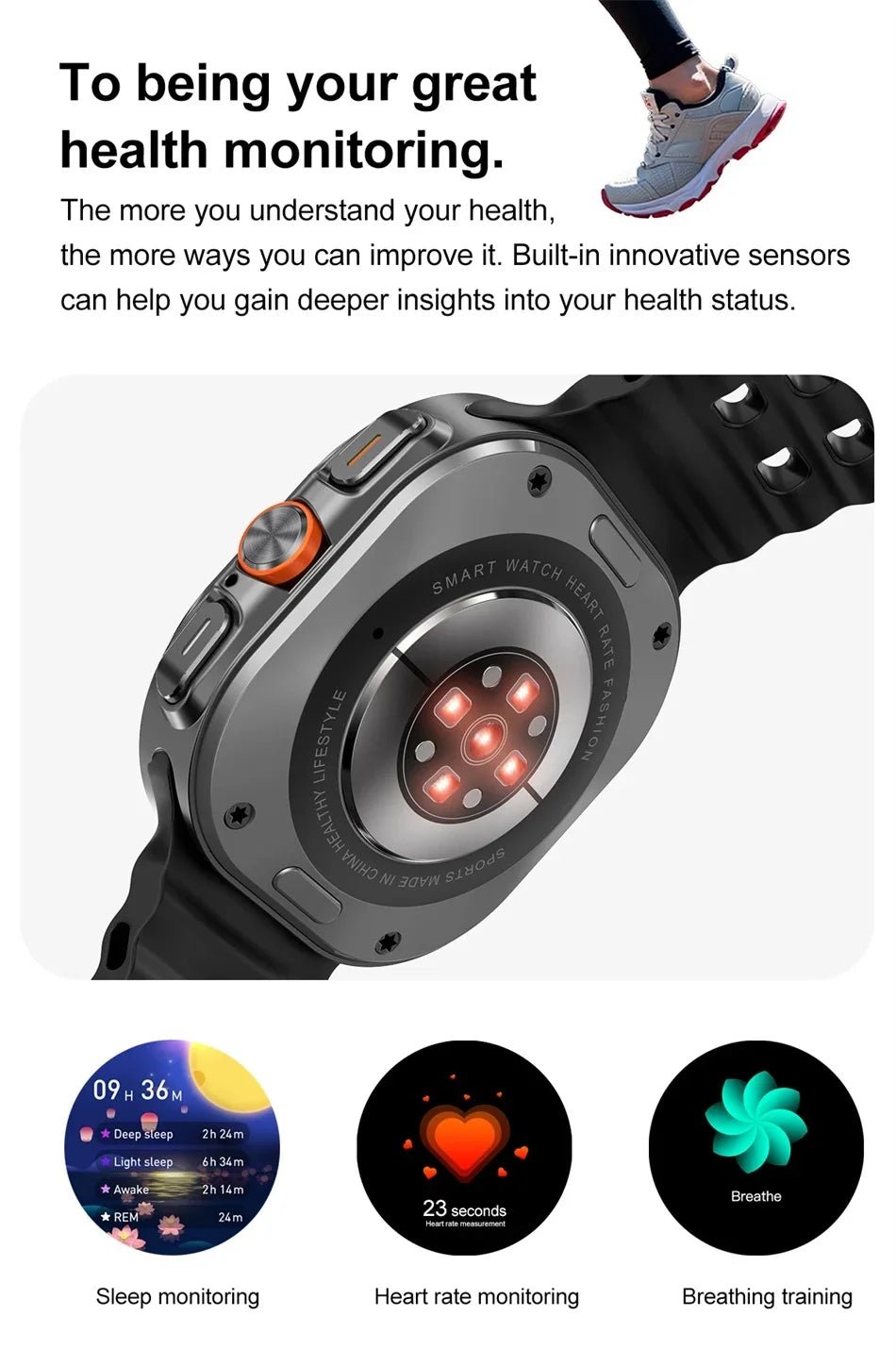 Outdoor Sports Smart Watch Men