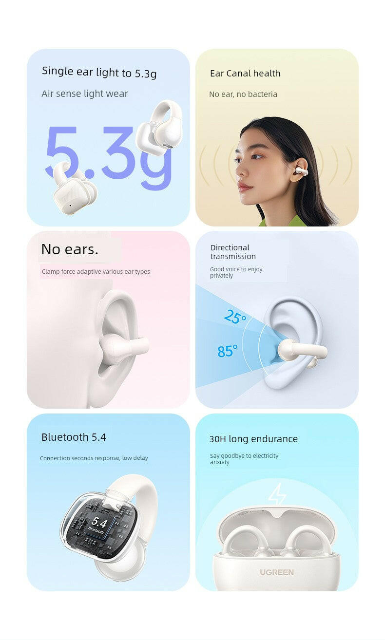 Green Bone Conduction Apple Huawei Xiaomi Bluetooth Headset