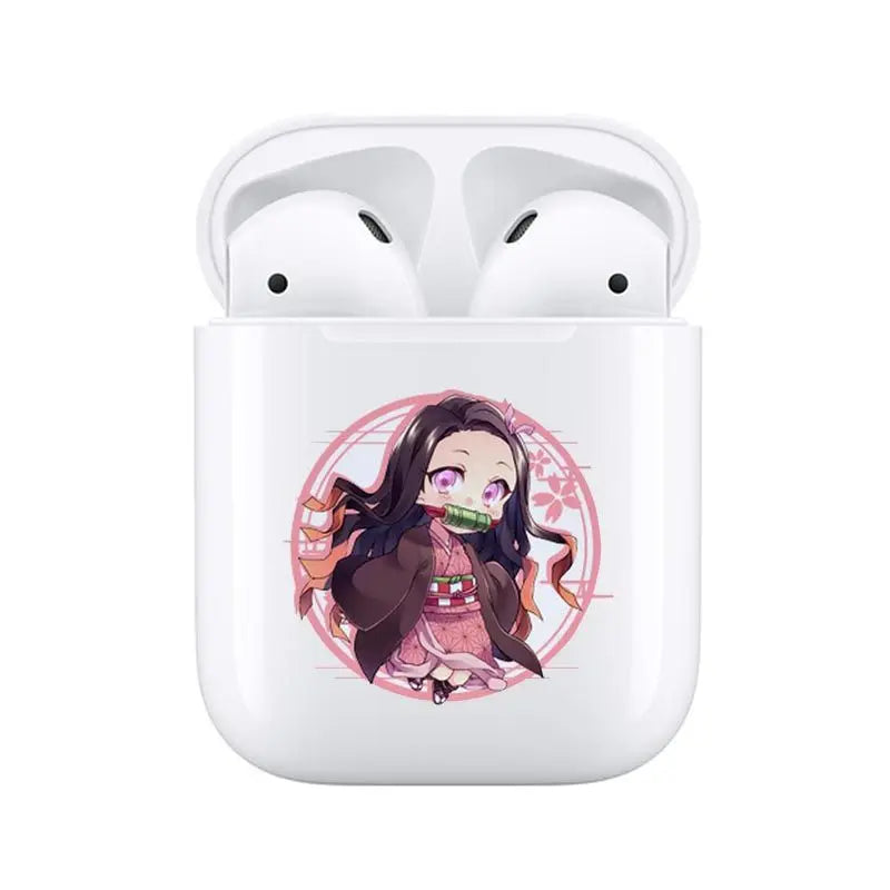 New Ghost Slayer Headphones Two-dimensional Anime Tanjiro Nezuko True Wireless Bluetooth Headphones Sports Headset Wholesale