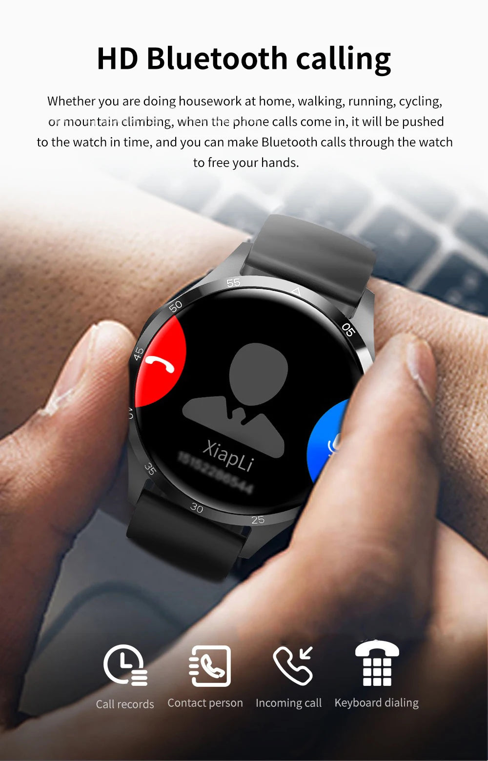 Smart Watch for  Men's and Women