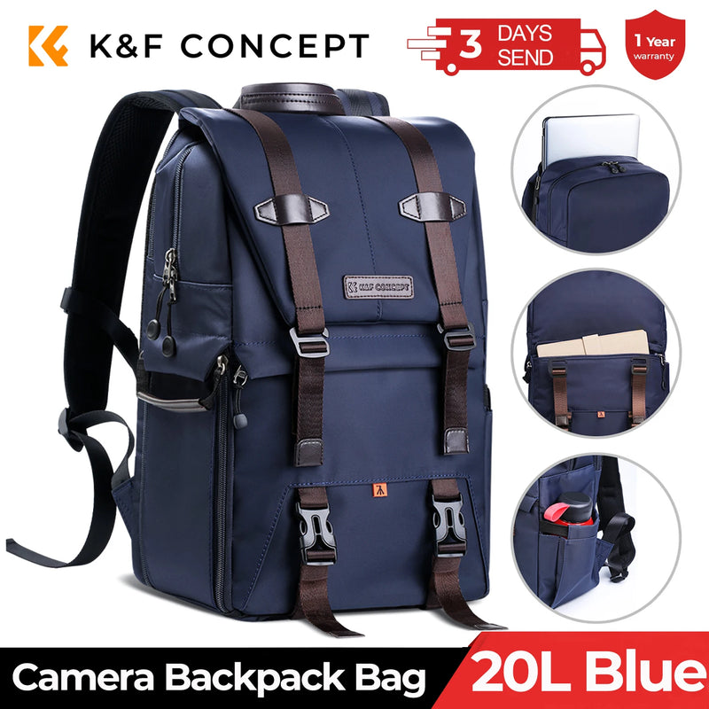 Concept Multifunctional Waterproof Camera Backpack