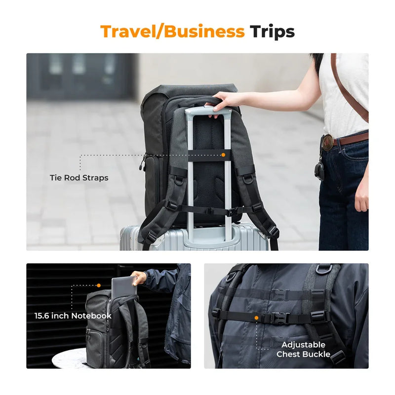 Men Travel Hiking Outdoor Tripod Carrier