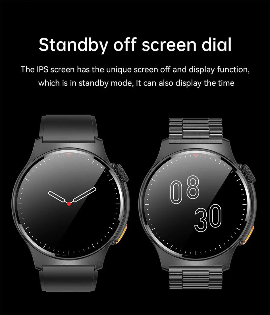 NFC GPS Tracking ECG PPG Men Smart Watch Voice Assistant Pressure Monitor Fitness Track Watches Men Women Smartwatch For huawei