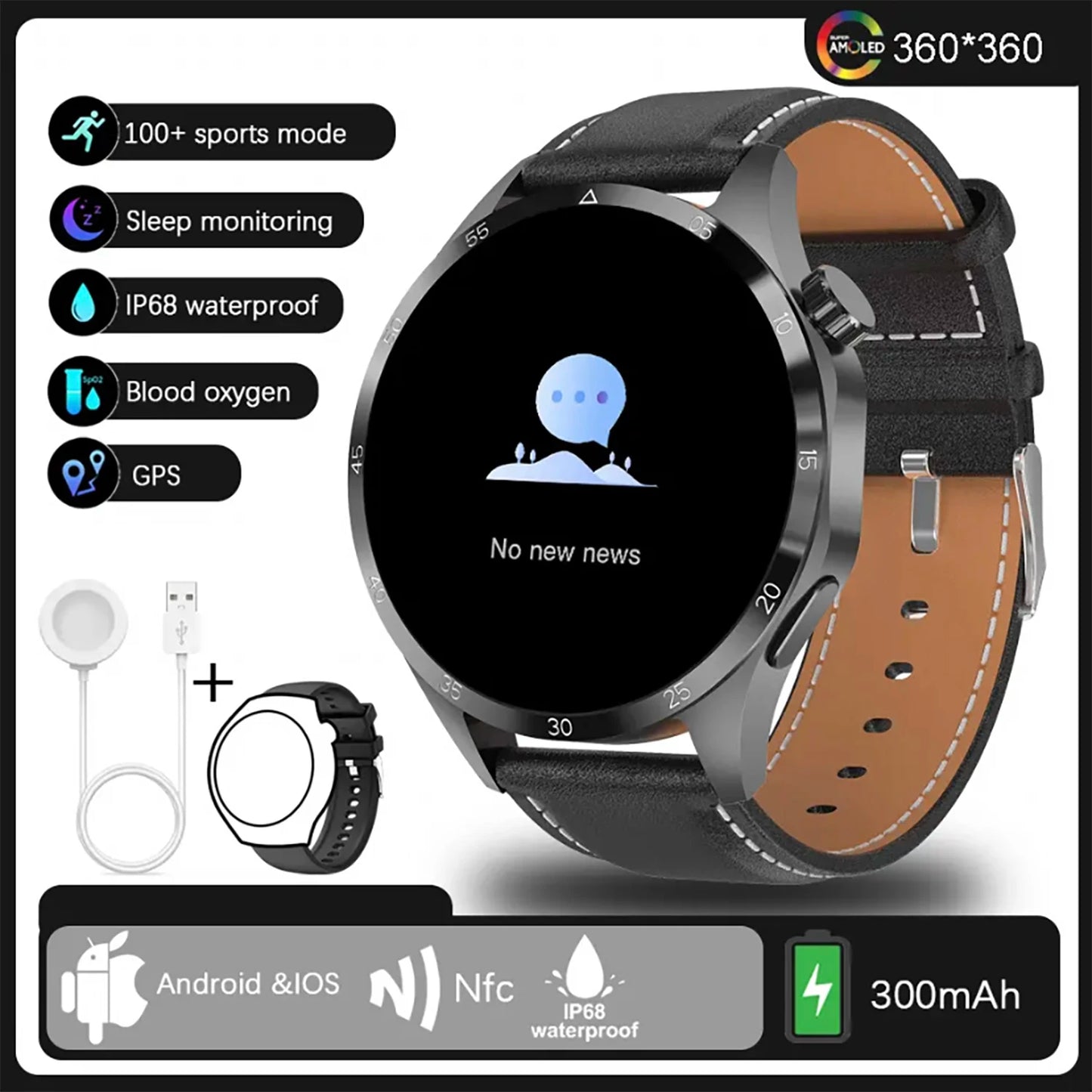 Smart Watch for  Men's and Women