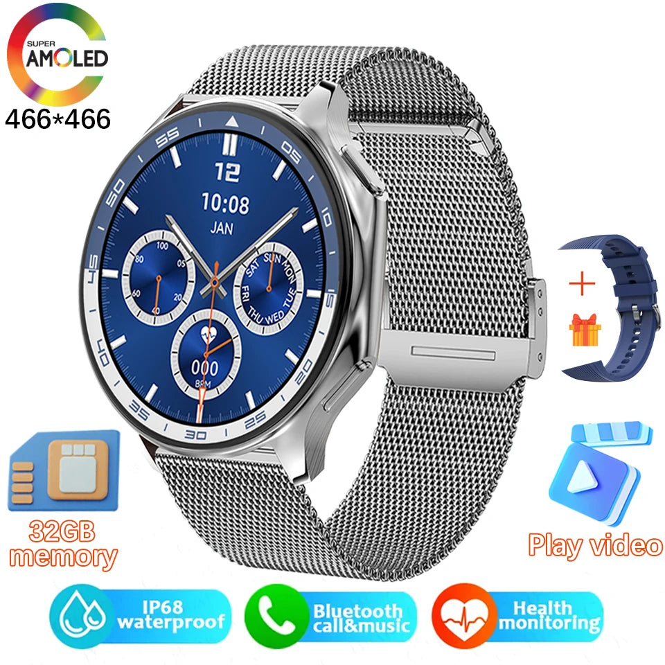 Smartwatch Men and Sports Fitness Waterproof Bracelet