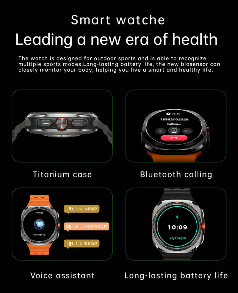 Music Bluetooth Call Sport GPS Waterproof Smartwatch Men