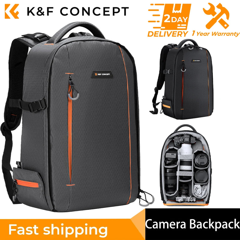 Waterproof Photography Camera Bag with Laptop