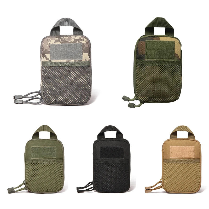 Outdoor Multifunctional EDC Accessory Bag Molle Wear Resistant And Anti-scratch Hanging Bags Sports Organizer Phone Waist Bag