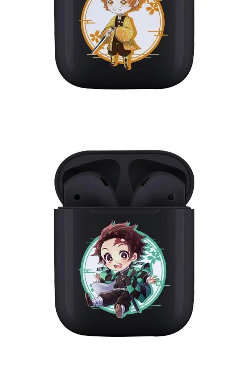 New Ghost Slayer Headphones Two-dimensional Anime Tanjiro Nezuko True Wireless Bluetooth Headphones Sports Headset Wholesale