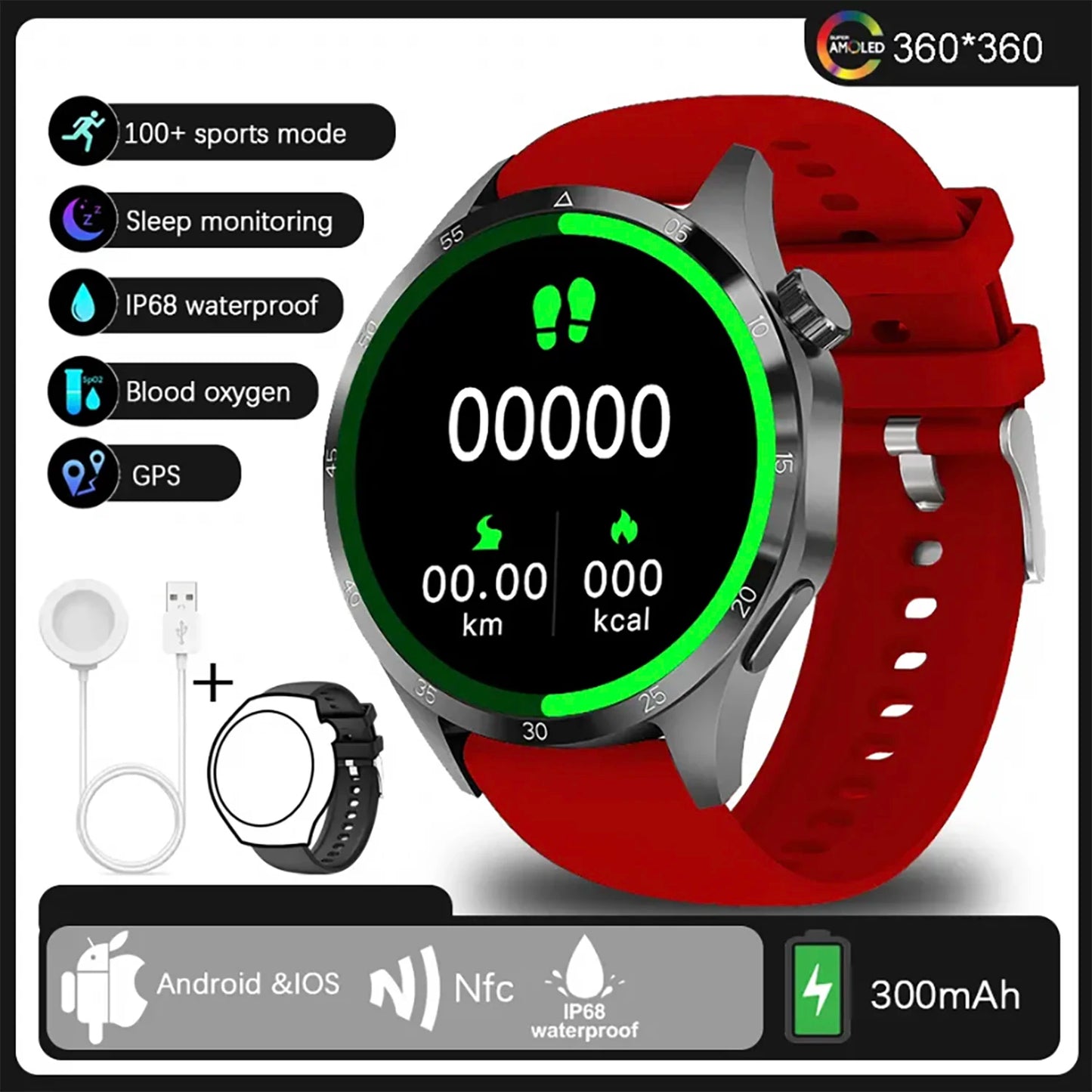 Smart Watch for  Men's and Women