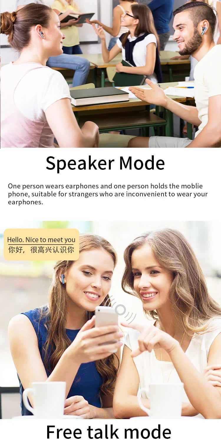 Wireless Bluetooth APP Travel Translator 2024