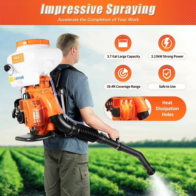 Backpack Agricultural Mist Duster Sprayer