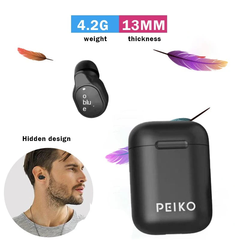 New Protable Translator Earphone Earbud Wireless Headset 50+ Languages Bluetooth Offline Translation Voice Assistant Backend