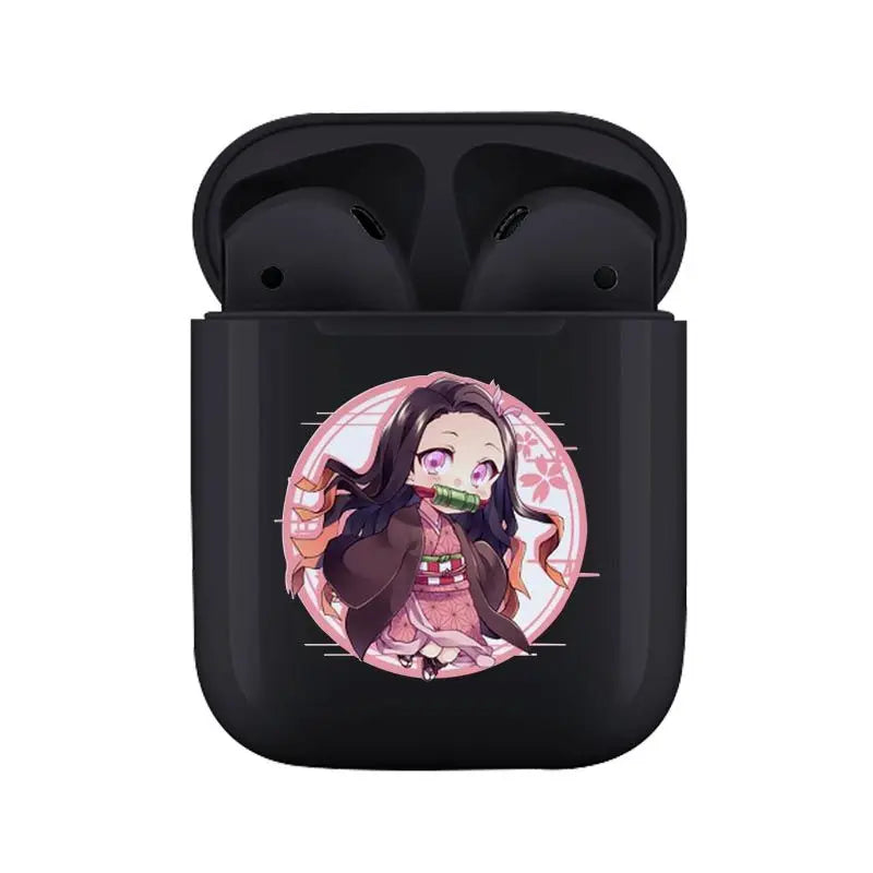 New Ghost Slayer Headphones Two-dimensional Anime Tanjiro Nezuko True Wireless Bluetooth Headphones Sports Headset Wholesale