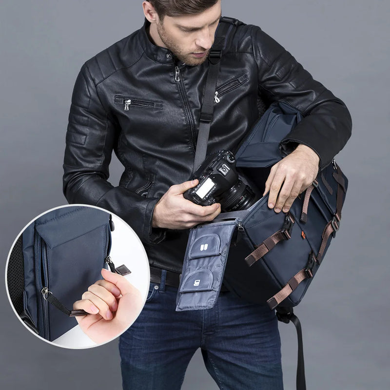 Concept Multifunctional Waterproof Camera Backpack