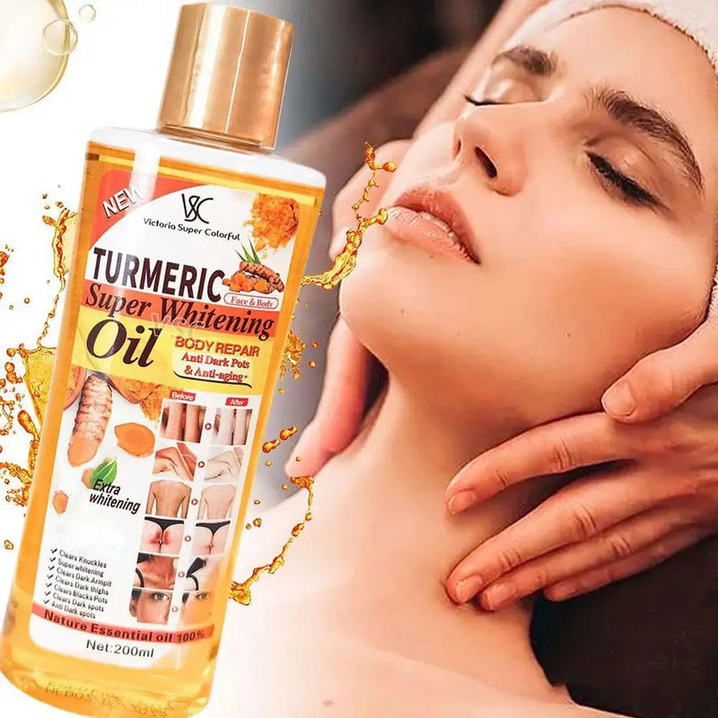 Turmeric Essential Oil Facial Body Massage