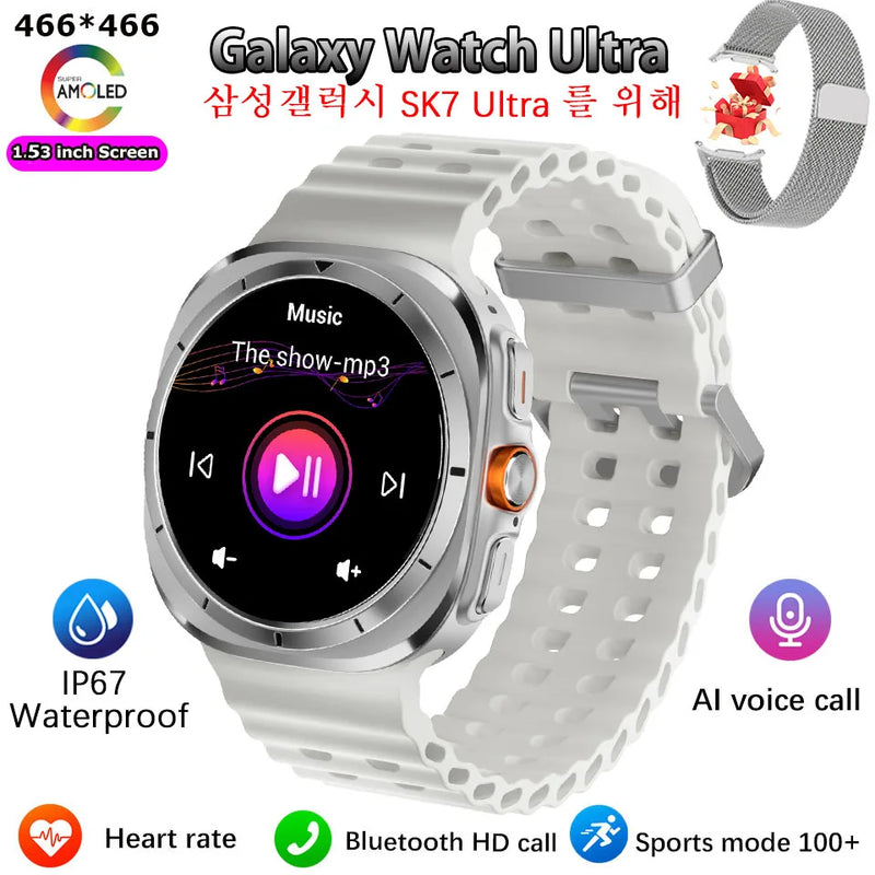 Music Bluetooth Call Sport GPS Waterproof Smartwatch Men