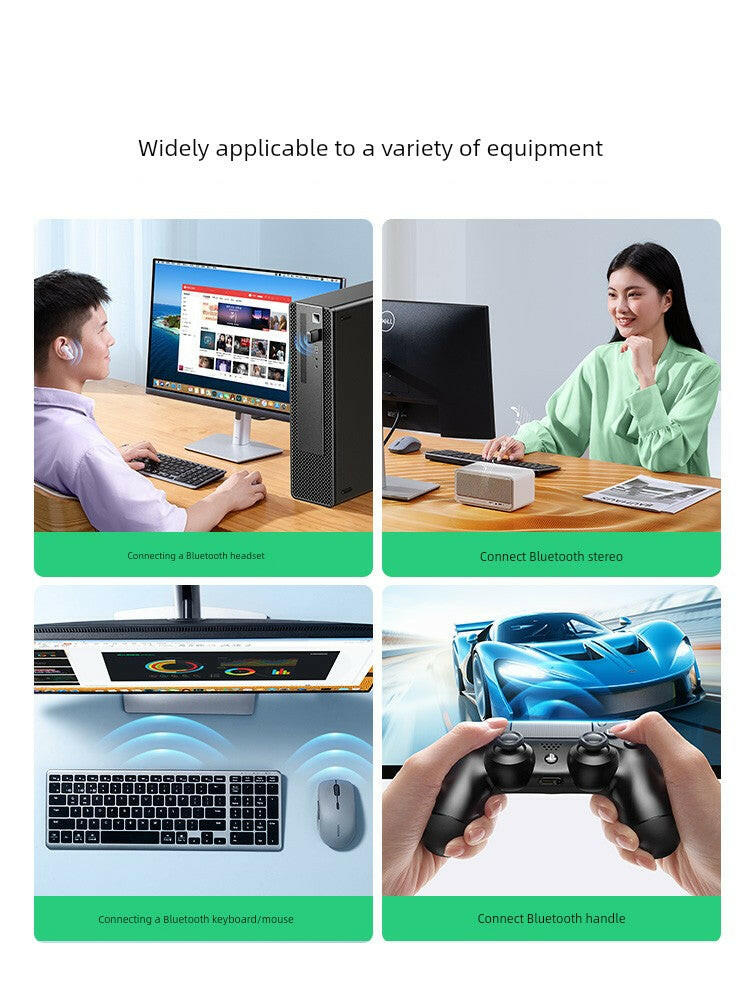 Green Link Desktop Connection Wireless Headset Bluetooth Adapter