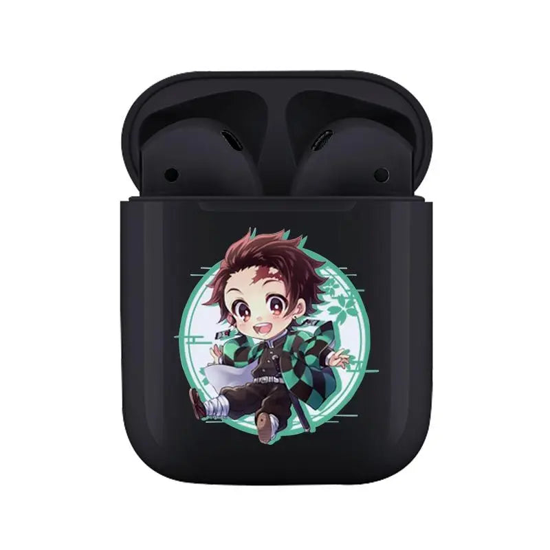 New Ghost Slayer Headphones Two-dimensional Anime Tanjiro Nezuko True Wireless Bluetooth Headphones Sports Headset Wholesale