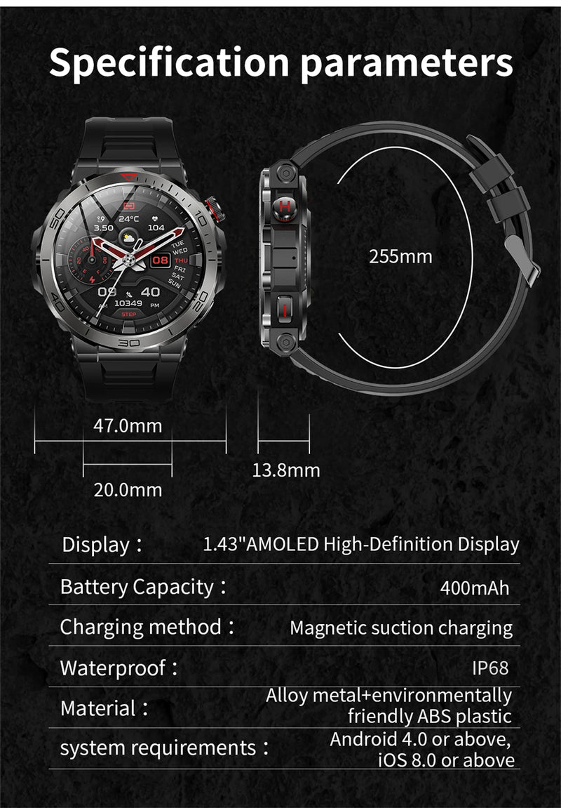 New GPS Outdoor Smartwatch for Men's