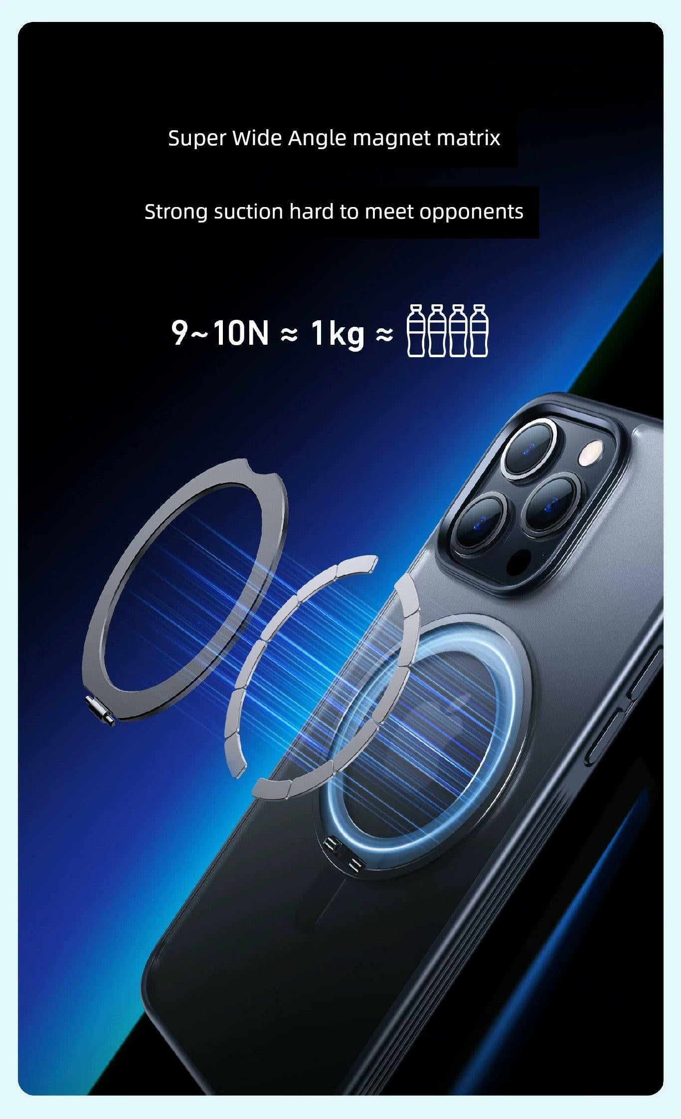 Plating Ring Magnetic Transparent Phone Case For iPhone 15 14 Pro Max 13 12 11 XR XS X 7 8 Plus Magsafe Wireless Charging Cover