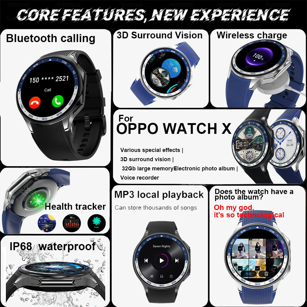 Smartwatch Men and Sports Fitness Waterproof Bracelet