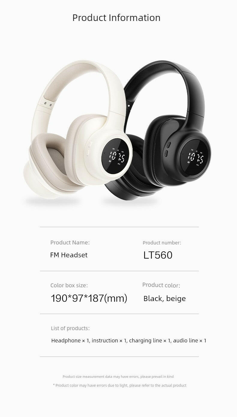 Headset Wireless Bluetooth